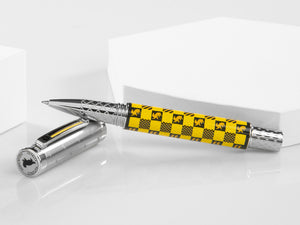 Roller Montegrappa Harry Potter Hufflepuff, Acier inoxidable, Jaune, ISHPRRHP