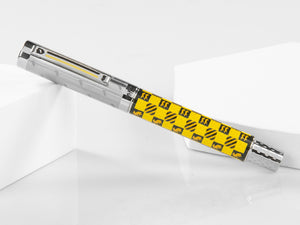 Roller Montegrappa Harry Potter Hufflepuff, Acier inoxidable, Jaune, ISHPRRHP