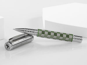 Roller Montegrappa Harry Potter Slytherin, Acier inoxidable, Vert, ISHPRRST