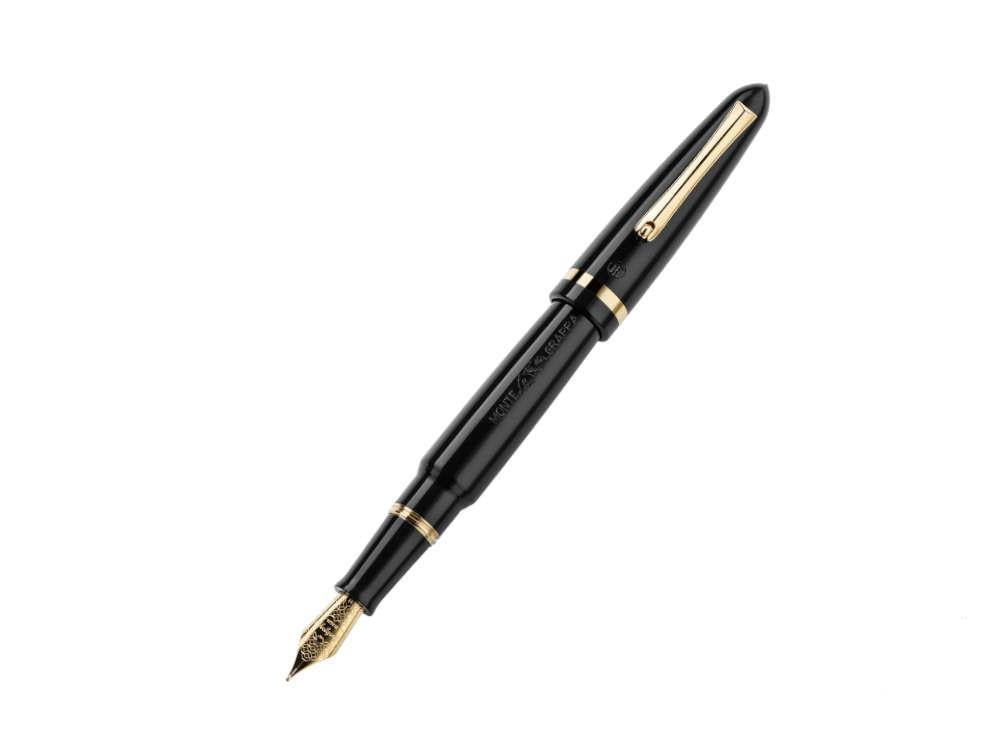 Stylo Plume Montegrappa Venetia, Noire, Acier inoxydable, ISVEN-AC