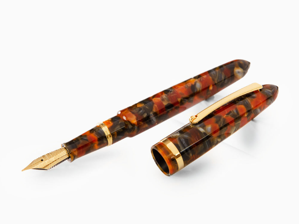 Stylo Plume Montegrappa Venetia Plume Agate, Acier inoxydable, ISVEN_AJ