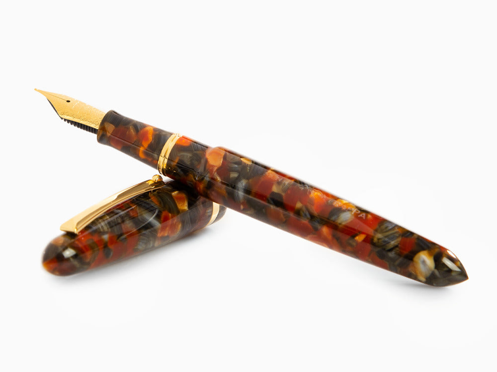 Stylo Plume Montegrappa Venetia Plume Agate, Acier inoxydable, ISVEN_AJ