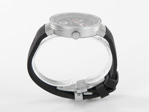 Montre à Quartz Montjuic Standard SS, Acier Inoxydable,  Noir, 43 mm, MJ1.0102.S