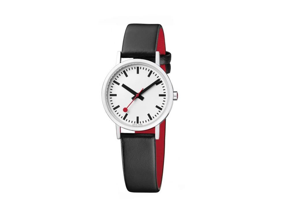 Montre à quartz Mondaine Classic Pure, Blanc, 30mm, A658.30323.16OM