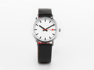 Montre à quartz Mondaine Classic Pure, Blanc, 36mm, A660.30314.16OM