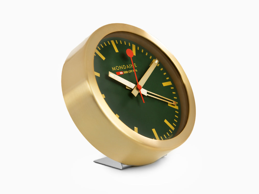 Montre à Quartz Mondaine Clocks, Aluminium, Vert, 12.5 cm, A997.MCAL.66SBG