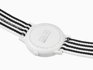 Montre à Quartz Mondaine SBB Evo2, Écologique, Blanc, 41 mm, MS1.41110.LA