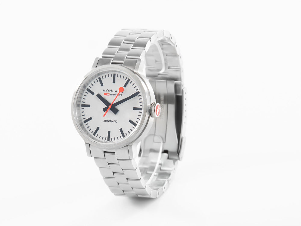 Montre Automatique Mondaine Classic Original, Blanc, 41 mm, MST.4161B.SJ