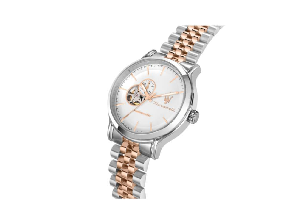 Montre Automatique Maserati Epoca, Blanc, 42 mm, Verre minéral, R8823118008