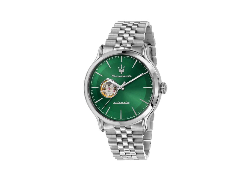 Montre Automatique Maserati Epoca, Vert, 42 mm, Verre minéral, R8823118010