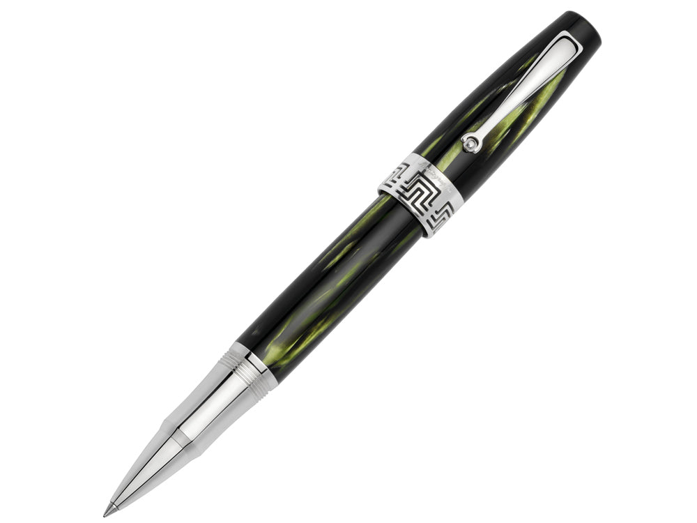 Stylo Roller Montegrappa Extra - "Black Bamboo" - Celluloïd