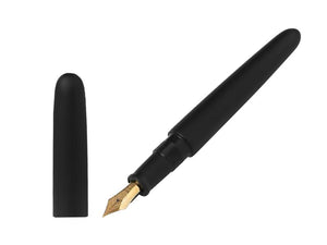 Stylo Plume Nakaya Cigar Portable Black Hairline, Ébonite