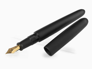 Stylo Plume Nakaya Cigar Portable Black Hairline, Ébonite