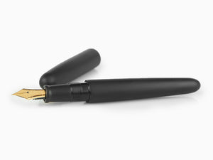 Stylo Plume Nakaya Cigar Portable Black Hairline, Ébonite