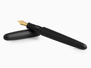 Stylo Plume Nakaya Cigar Portable Black Hairline, Ébonite