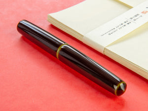 Stylo Plume Nakaya Cigar Piccolo, Heki-Tamenuri, Laque urushi, Élastique