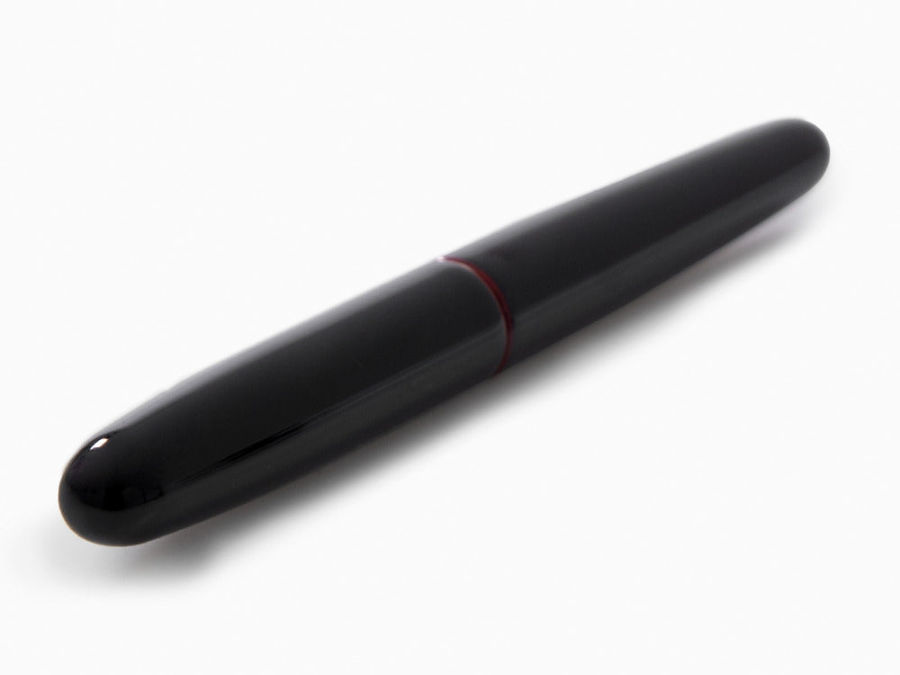 Stylo Plume Nakaya Cigar Portable, Kuro-Tamenuri, Plume Élastique