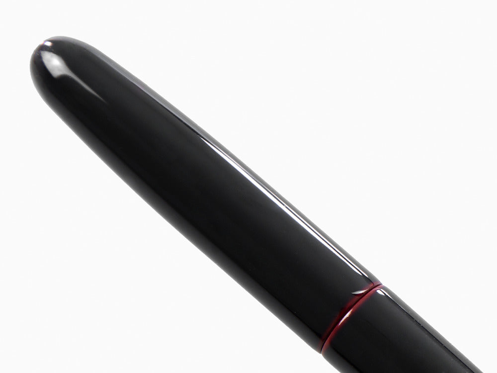 Stylo Plume Nakaya Cigar Portable, Kuro-Tamenuri, Plume Élastique