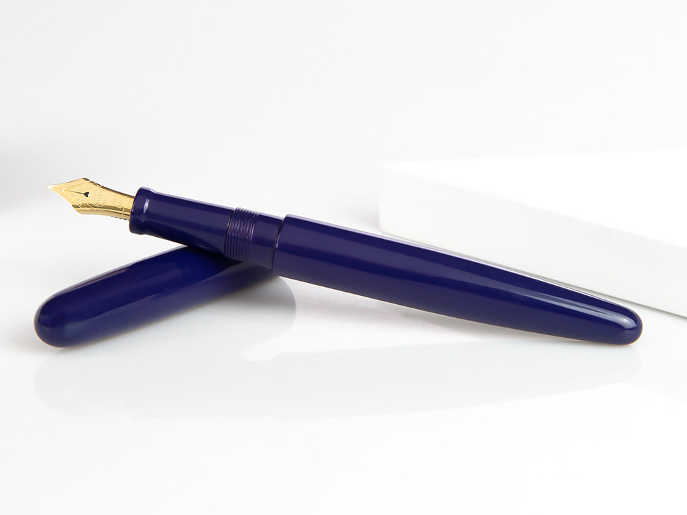 Stylo Plume Nakaya Cigar Long Shobu, Ebonite, Or 14k