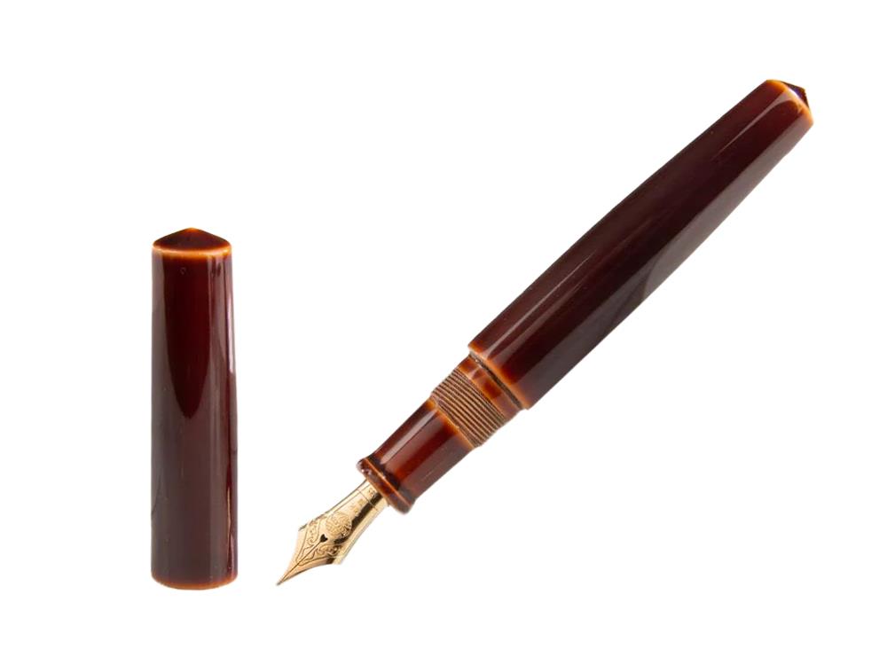 Stylo Plume Nakaya Cigar  Toki-Tamenuri, Piccolo, Ébonite