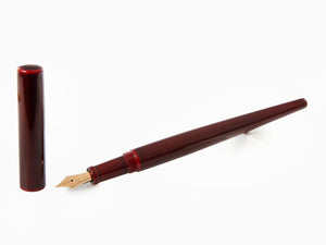 Stylo Plume Nakaya Desk, Aka-Tamenuri, Or Rose 14k