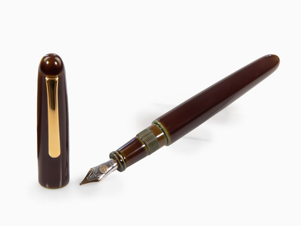 Stylo Plume Nakaya Writer Heki-Tamenuri, Portable, Plaqué Or, Music