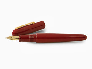 Stylo Plume Nakaya Writer Shu, Long, Laque urushi sur ébonite, PVD or