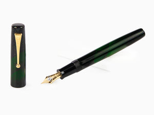 Stylo Plume Namiki Aya Tokiwa Evergreen, Noir, Poudre d'or, AYA-TOKIWA