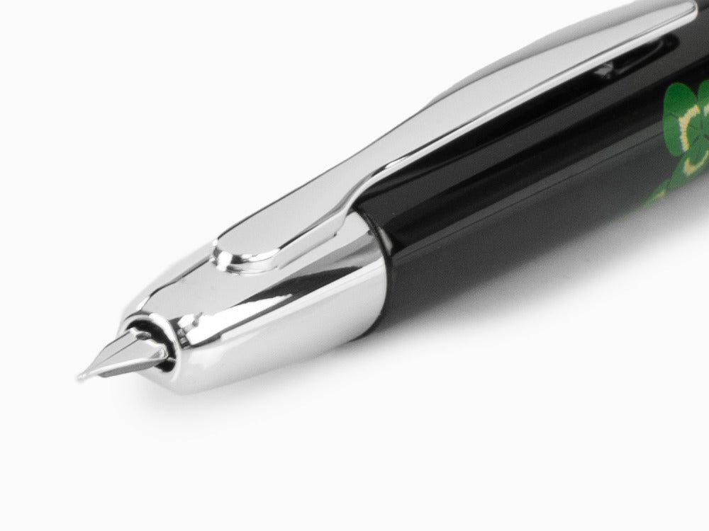 Stylo Plume Namiki Capless White Clover, Laque, Rhodium, FC_5000R-SR-RH