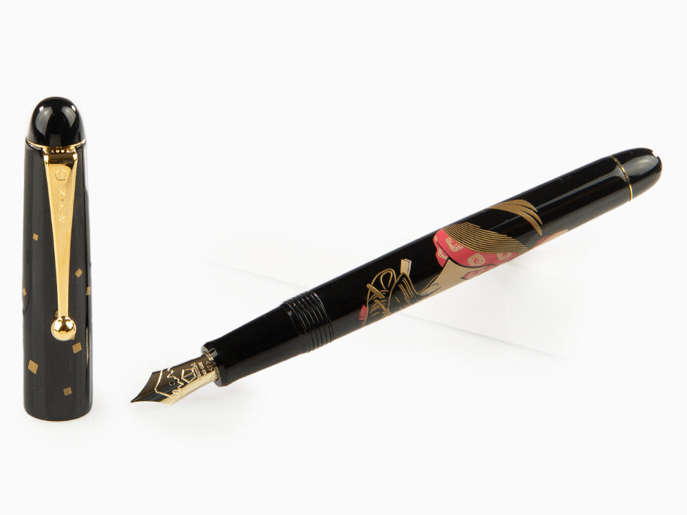 Stylo Plume Namiki Nippon Art Les 3 Beautés Ukiyo-e Okita Naniwaya