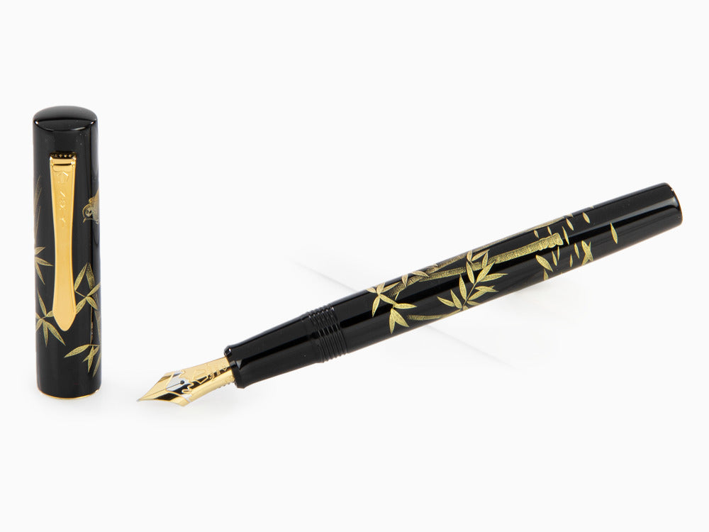 Stylo Plume Namiki Yukari Chinkin Bamboo and Sparrow, FNVC20M-TAS