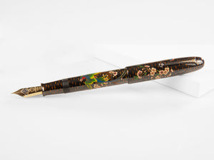 Stylo Plume Namiki Emperor Rakucho Birds and Cherry Blossom, Maki-e