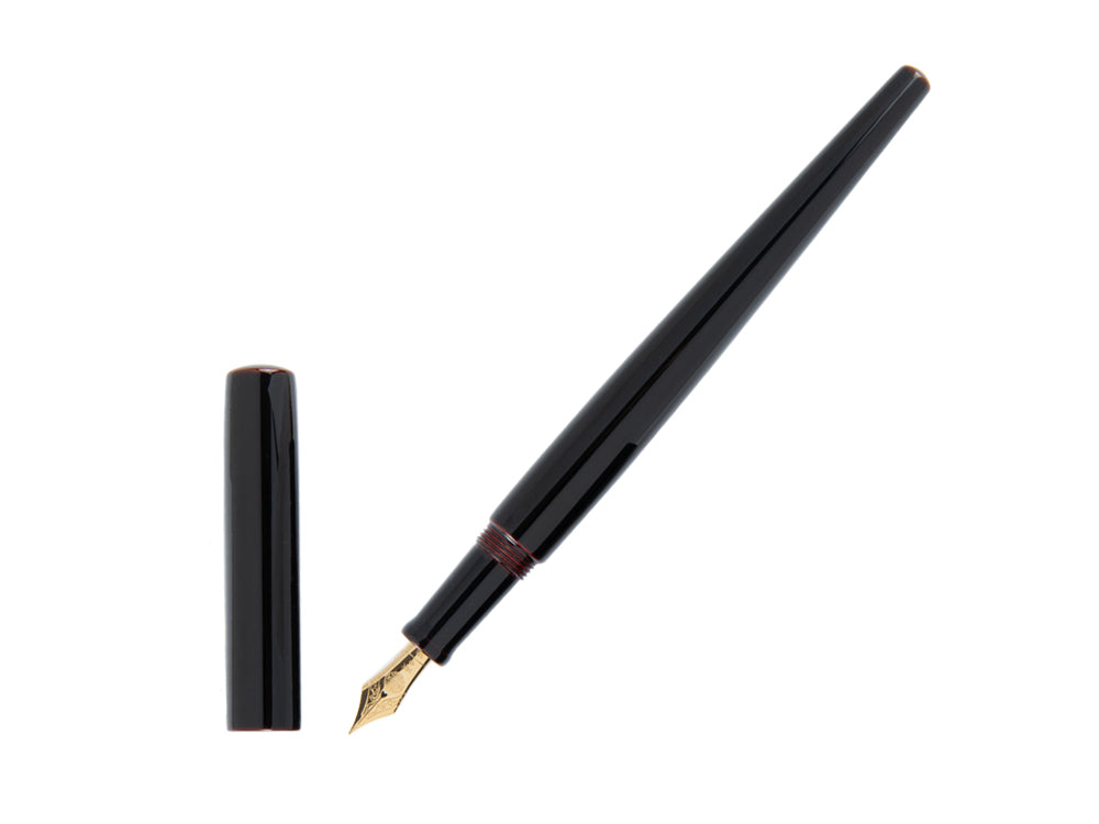 Stylo Plume Nakaya Desk, Kuro Tamenuri, Laque urushi sur ébonite