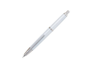 Stylo Plume Pilot Capless Decimo, Blanc, Chrome, FK-1500D-RH-WHITE