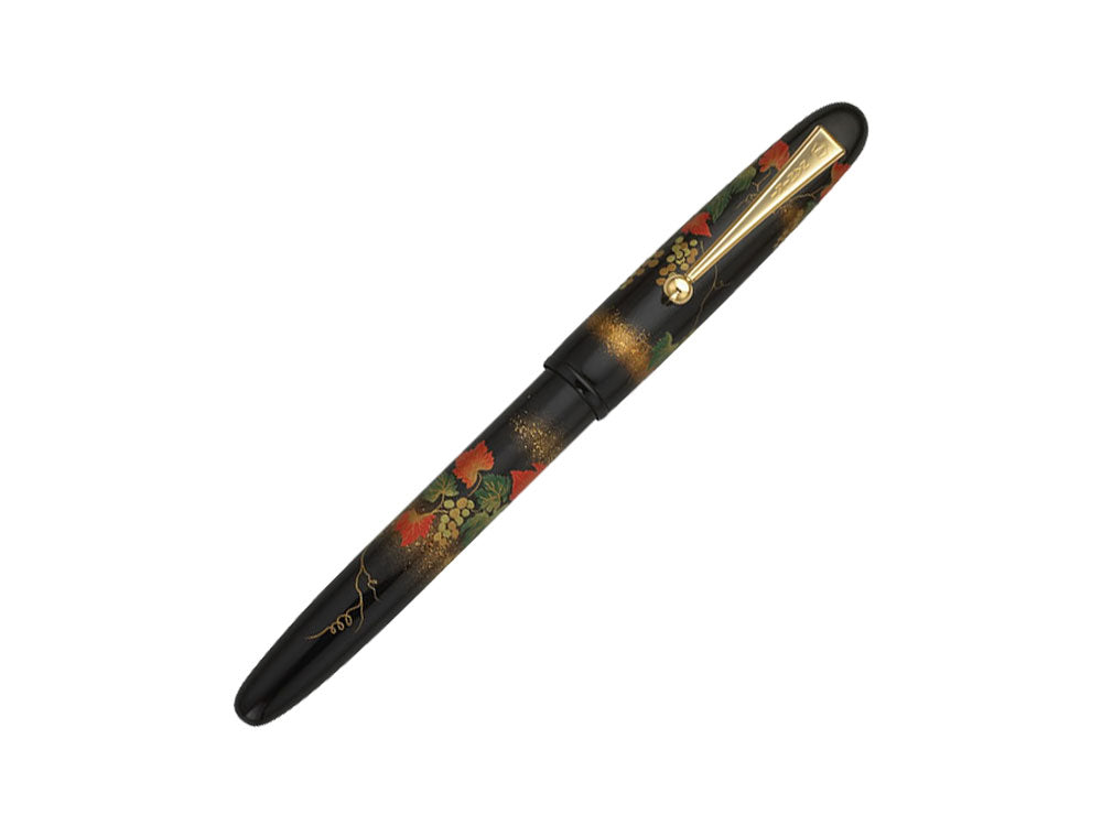 Stylo Plume Namiki Yukari Grapevine, Laque Urushi, Or, FN-10M-BU