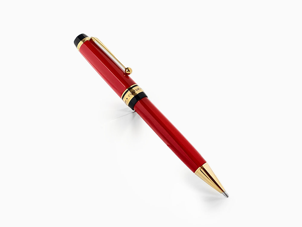 Stylo bille Pilot Custom Urushi, Ebonite, Plaqué or, Rouge, BKV-45R-R