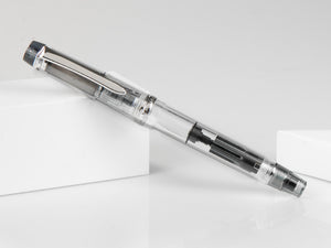 Stylo Plume Pilot Custom Heritage 92, Résine, Chrome, Transparent