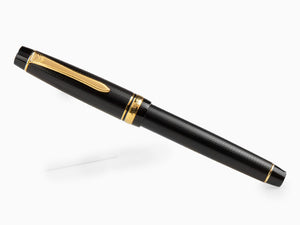 Stylo Plume Pilot Justus 95, Résine, Plaqué or, Noir, FJ-3MR-NB-NT