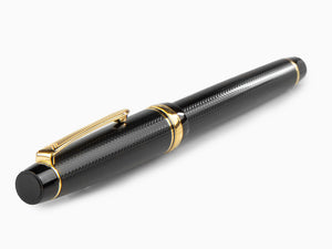 Stylo Plume Pilot Justus 95, Résine, Plaqué or, Noir, FJ-3MR-NB-NT