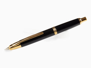 Stylo Plume Pilot Capless Noir, Or, FK-1500-AU-BLACK