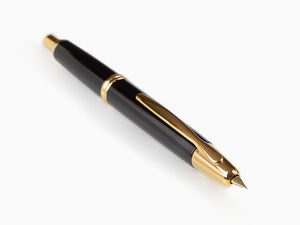 Stylo Plume Pilot Capless Noir, Or, FK-1500-AU-BLACK