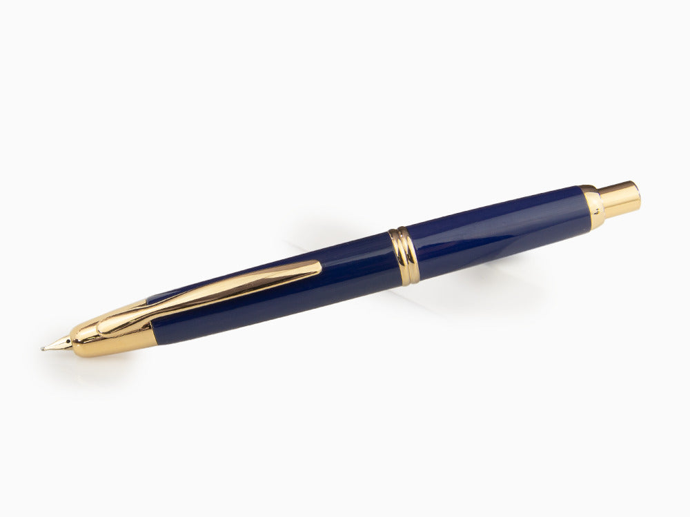 Stylo Plume Pilot Capless, Laque, Bleu, Or, FK-1500-AU-BLUE