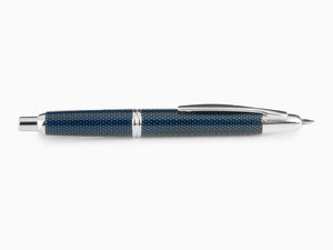 Stylo Plume Pilot Capless Vanishing Carbonesque Bleu, Chrome