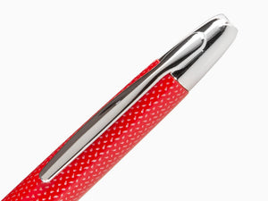 Stylo Plume Pilot Capless, Fibre de carbone, Attributs rhodium, Rouge