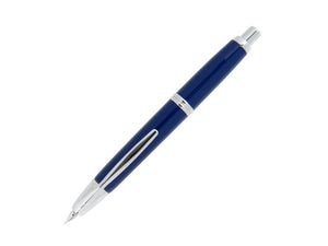 Stylo Plume Pilot Capless Bleue, Chrome, FK-1500-RH-BLUE