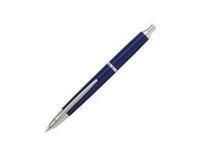 Stylo Plume Pilot Capless Decimo, Chrome, Bleu, FK-1500D-RH-BLUE