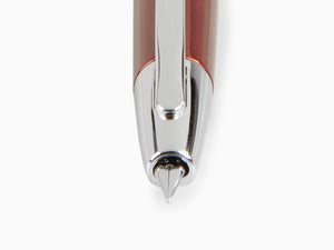 Stylo Plume Pilot Capless Decimo, Laque, Rouge, Chrome, FK-1500D-RH-RED