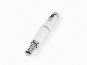 Stylo Plume Pilot Capless Decimo, Blanc, Chrome, FK-1500D-RH-WHITE