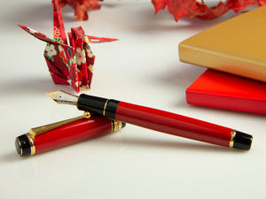 Stylo Plume Pilot Custom 845 Red, Laque urushi sur ébonite, FKV-5MR-R