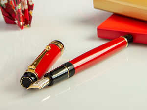 Stylo Plume Pilot Custom 845 Red, Laque urushi sur ébonite, FKV-5MR-R